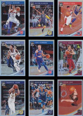 NBA球星卡panini1819Optic银折射凑套No101-150维金斯比尔