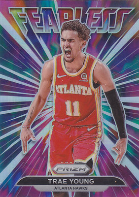 NBA球星卡Prizm2122特卡银折Fearless凑套#20特雷杨