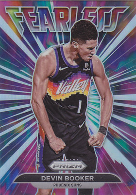 NBA球星卡Prizm2122特卡银折Fearless凑套#12德文布克