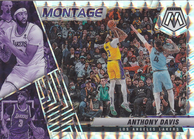 NBA球星卡2122Mosaic特卡Montage马赛克格子折凑套#27安东尼戴维