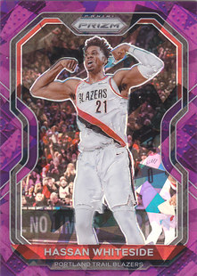 NBA球星卡帕尼尼2021Prizm紫碎冰折175编凑套#158哈桑怀特塞德