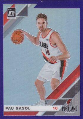 NBA球星卡帕尼尼1920紫折射Optic凑套#37保罗加索尔