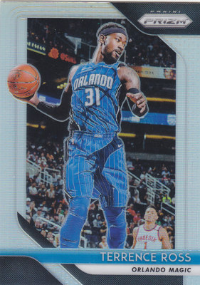 NBA球星卡panini1819Prizm银折#149泰伦斯-罗斯