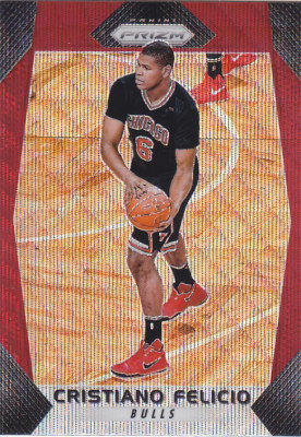 NBA帕尼尼球星卡Prizm1718普卡红波纹凑套#243费利西奥