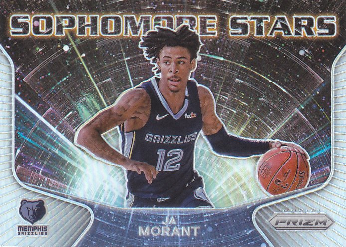 NBA球星卡Prizm2021特卡Sophomore Stars银折凑套#4莫兰特