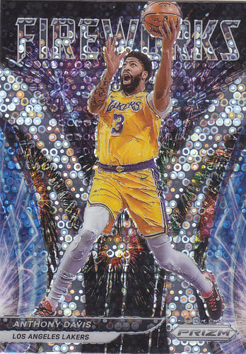 NBA球星卡Prizm2122特卡Fireworks凑套泡泡折#16安东尼戴维斯