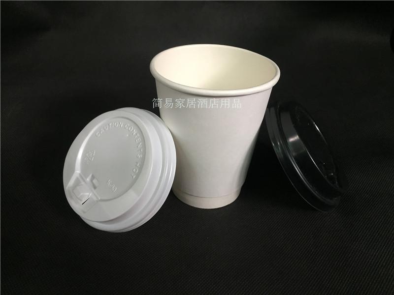12盎司一次性口径双层隔热纸杯