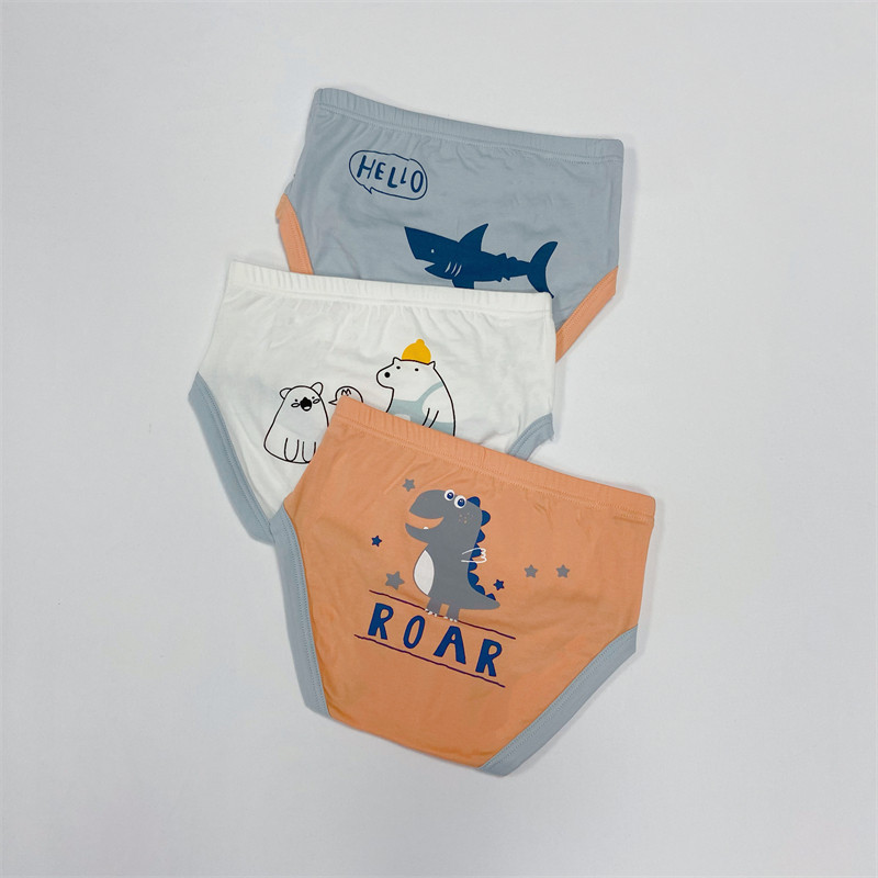 儿童内裤男童纯棉三角裤卡通恐龙宝宝裤衩中小童男孩短裤头不夹pp,童装/婴儿装/亲子装,内裤,淘宝优惠券,粉丝福利购,淘宝优惠卷