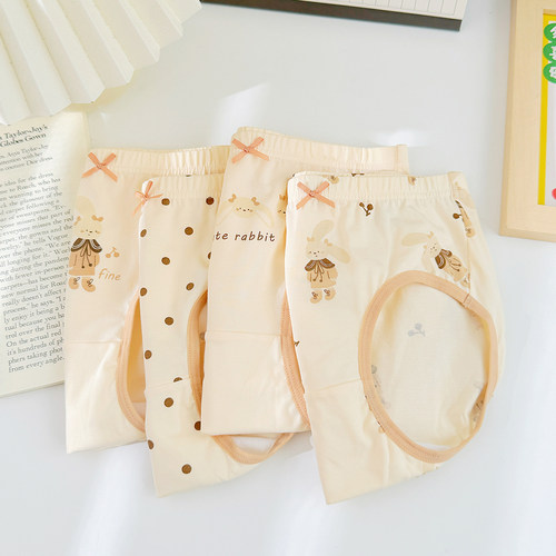 儿童内裤女童宝宝a类纯棉抗菌三角短裤小中大童女孩不夹屁屁底裤