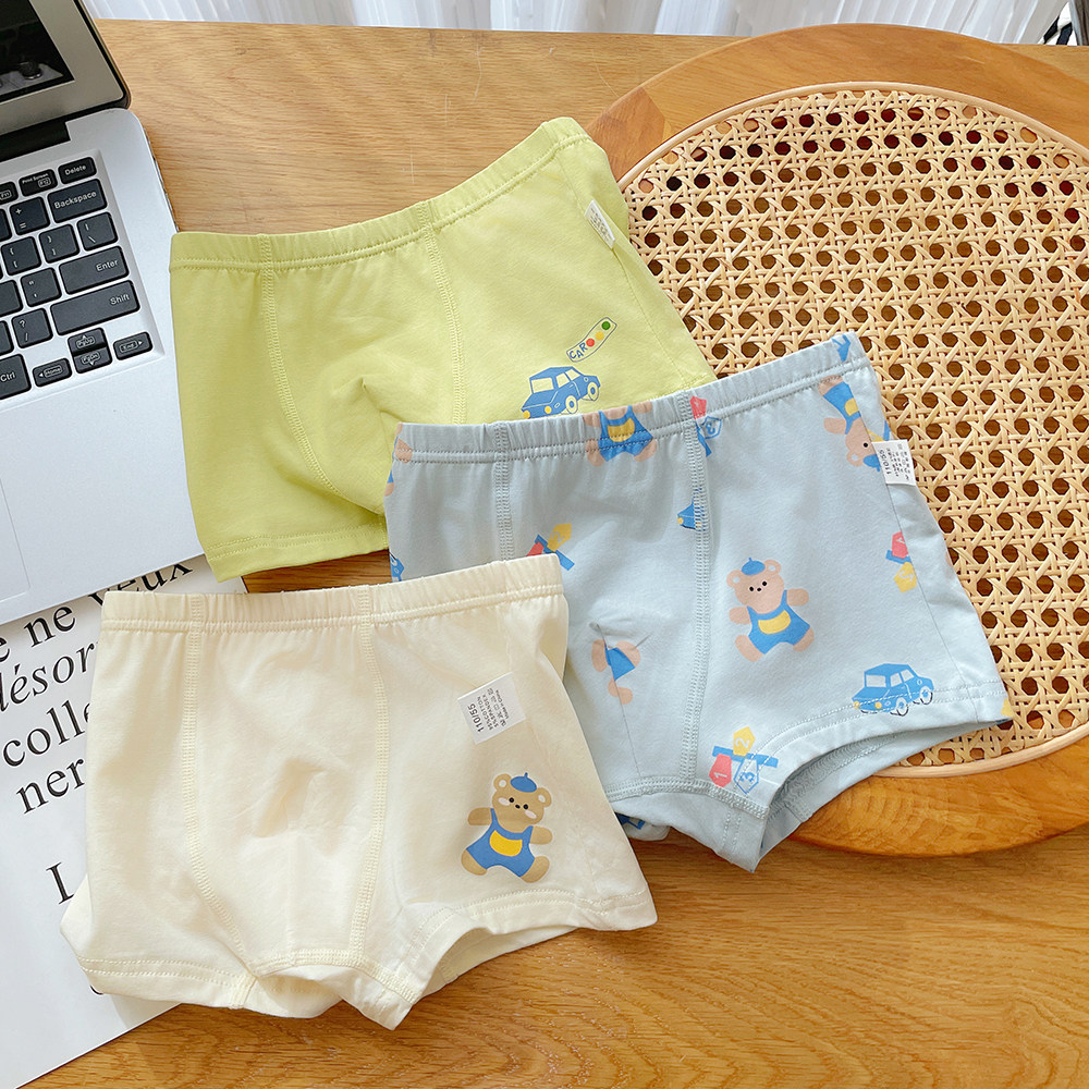 儿童内裤男童纯棉四角短裤宝宝平角裤中大童男孩不夹屁屁底裤1-14,童装/婴儿装/亲子装,内裤,淘宝优惠券,粉丝福利购,淘宝优惠卷