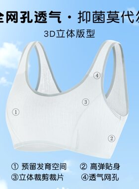 少女发育期内衣学生薄款透气