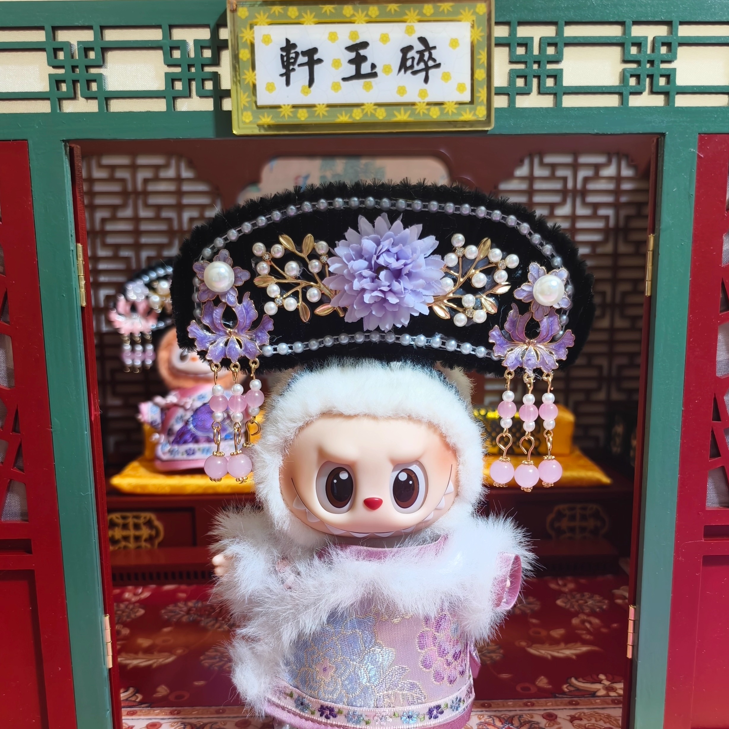 多种款式旗装娃衣及头饰