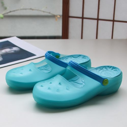 【泰国原装进口】乳胶洞洞鞋女夏