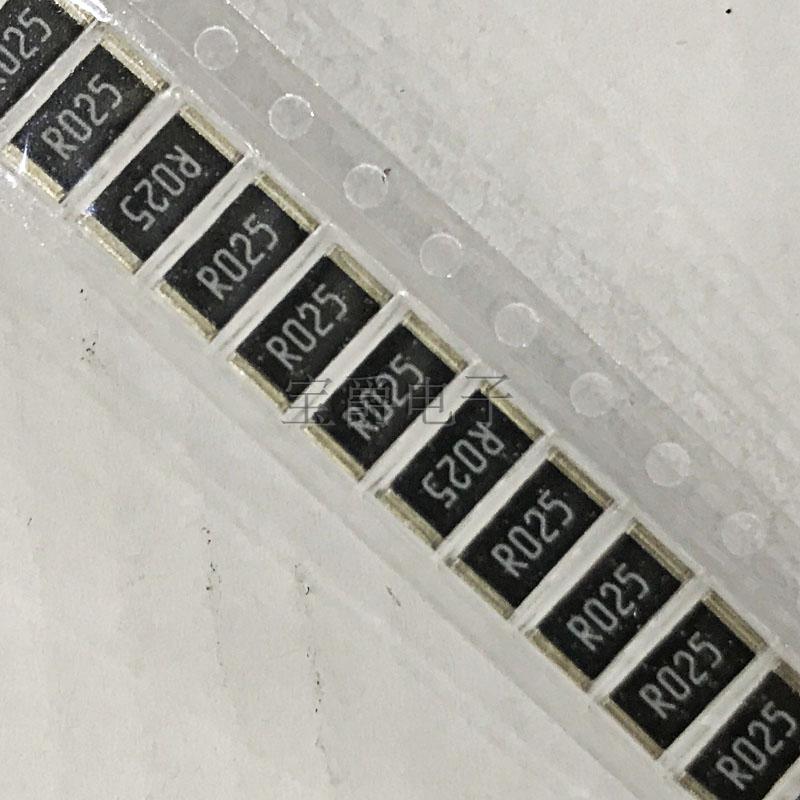 全新正品厚聲原裝貼片電阻2512 0.025R 絲印R025 大功率 現貨直拍