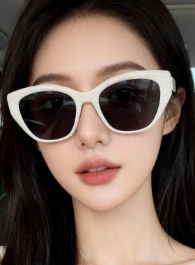 欧美复古猫眼尼龙偏光防晒墨镜女