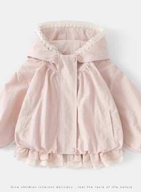 女童外套春季新款韩系洋气宝宝超好看的儿童春秋穿搭小孩衣服上衣