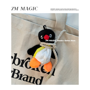 精神状态不想上班搞怪创意企鹅玩偶包包挂件男生背包挂饰恶搞礼物