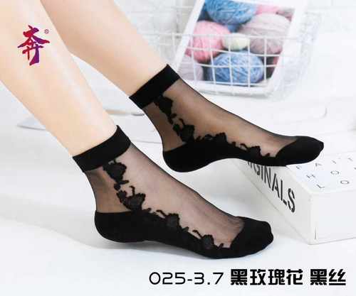 中筒玻璃丝奔冰丝防勾丝防滑女