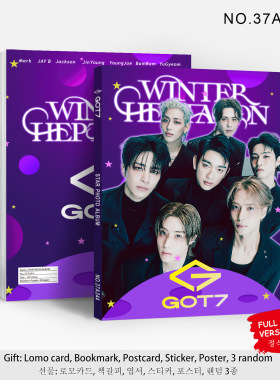 【XM023】现货GOT7回归新专辑WINTER HEPTAGON周边画册明星写真集