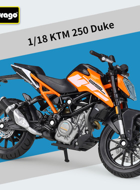 【SY112】比美高1:18KTM 250 Duke重机车仿真合金摩托车模型成品