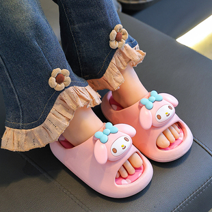 美乐蒂儿童拖鞋女童浴室洗澡2026新款夏季室内家居三丽鸥凉拖女孩