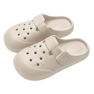 洞洞鞋女款2026新款夏季办公室替换鞋上班防滑防臭包头拖外穿女士