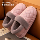 厚底棉拖鞋女士冬季2025新款加绒保暖毛毛拖鞋包跟防水棉鞋女冬款