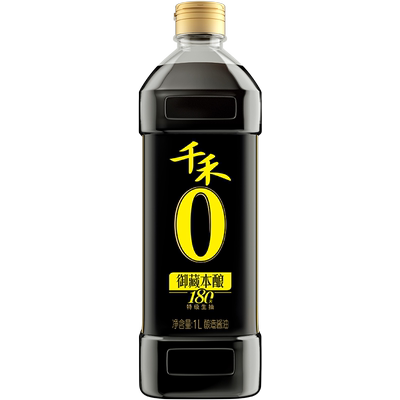 千禾0添加特级生抽酱油180天1L