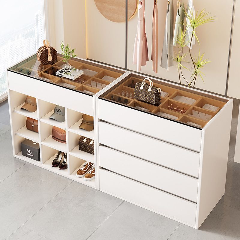 服装店展示台珠宝首饰中岛流水展示柜小型店铺钢化玻璃多层陈列柜