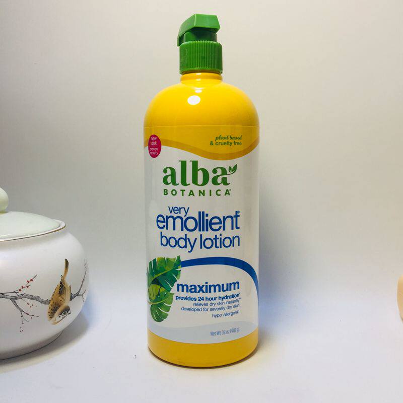 现货美国alba botanica天然乳木果薰衣草洋甘菊身体乳保湿滋润907