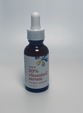 现货美国Asutra20%维生素c精华提亮肤色紧致保湿改善暗沉抗皱亮白