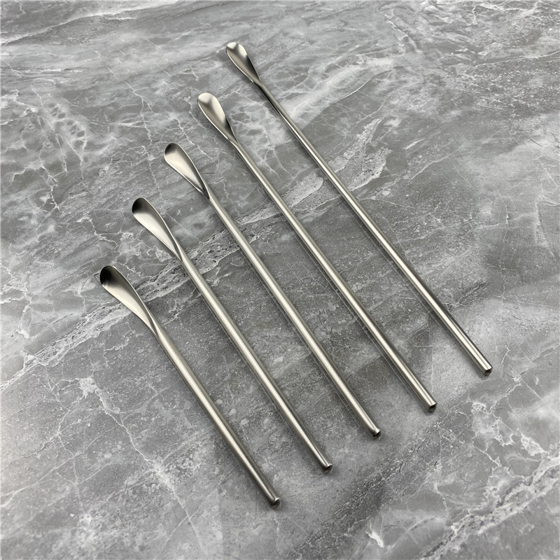 304不锈钢药粉勺圆柄药匙样品匙