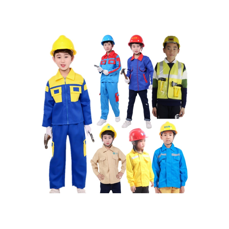 儿童建筑师旷工表演服装