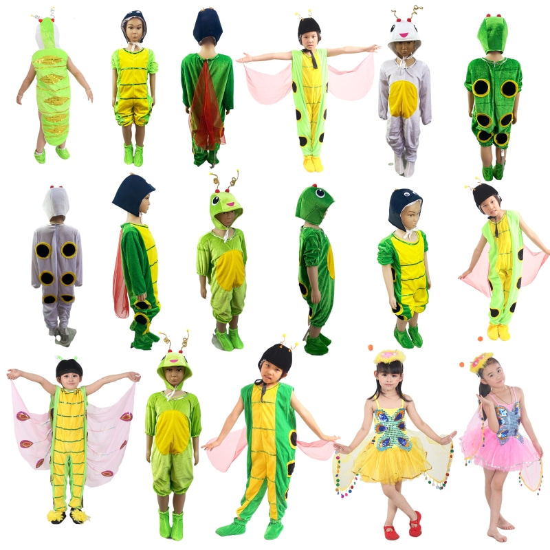 幼儿园小青虫的梦吃吃吃亲子服装