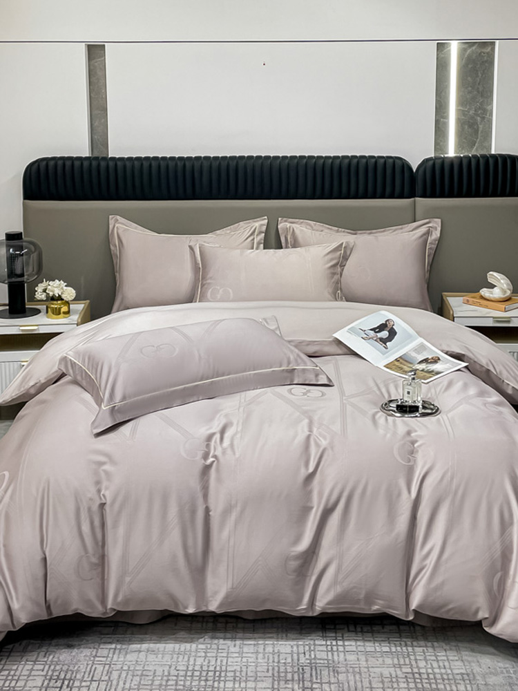 天丝被套单件230x229轻奢高级提花被罩220x250x230双人248x248m夏