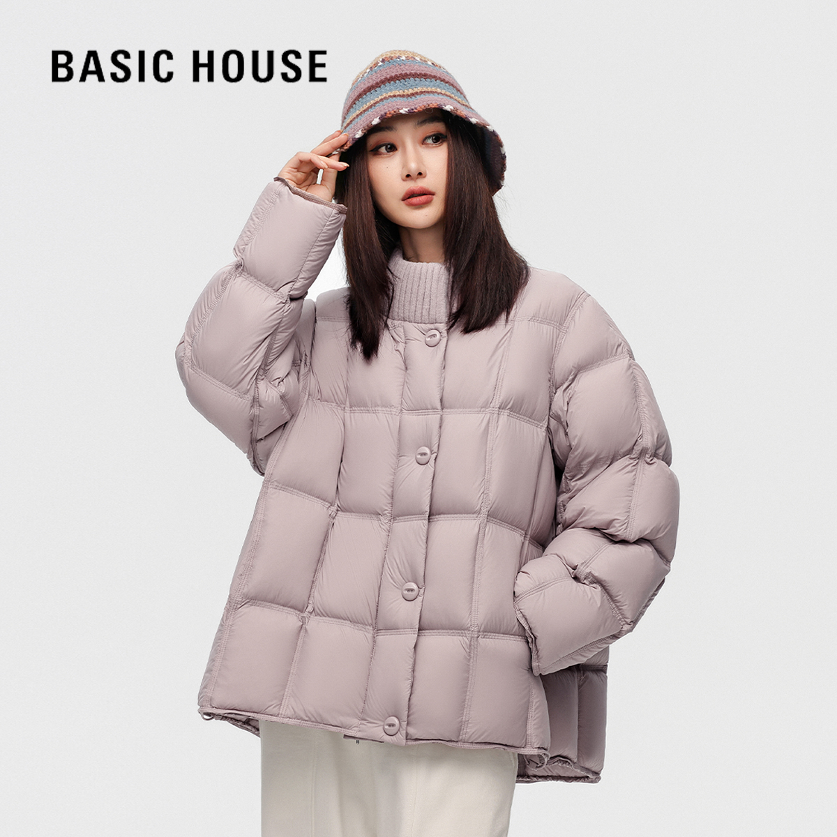 百搭时尚立领休闲保暖羽绒服