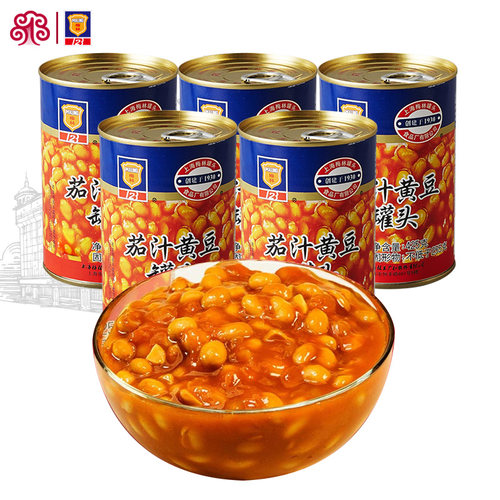 梅林茄汁黄豆425g即食罐头佐餐