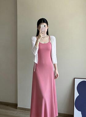 BM LIGHT半末-衣裙+防晒开衫两件套套装(大货不收版速发)SC5179-1