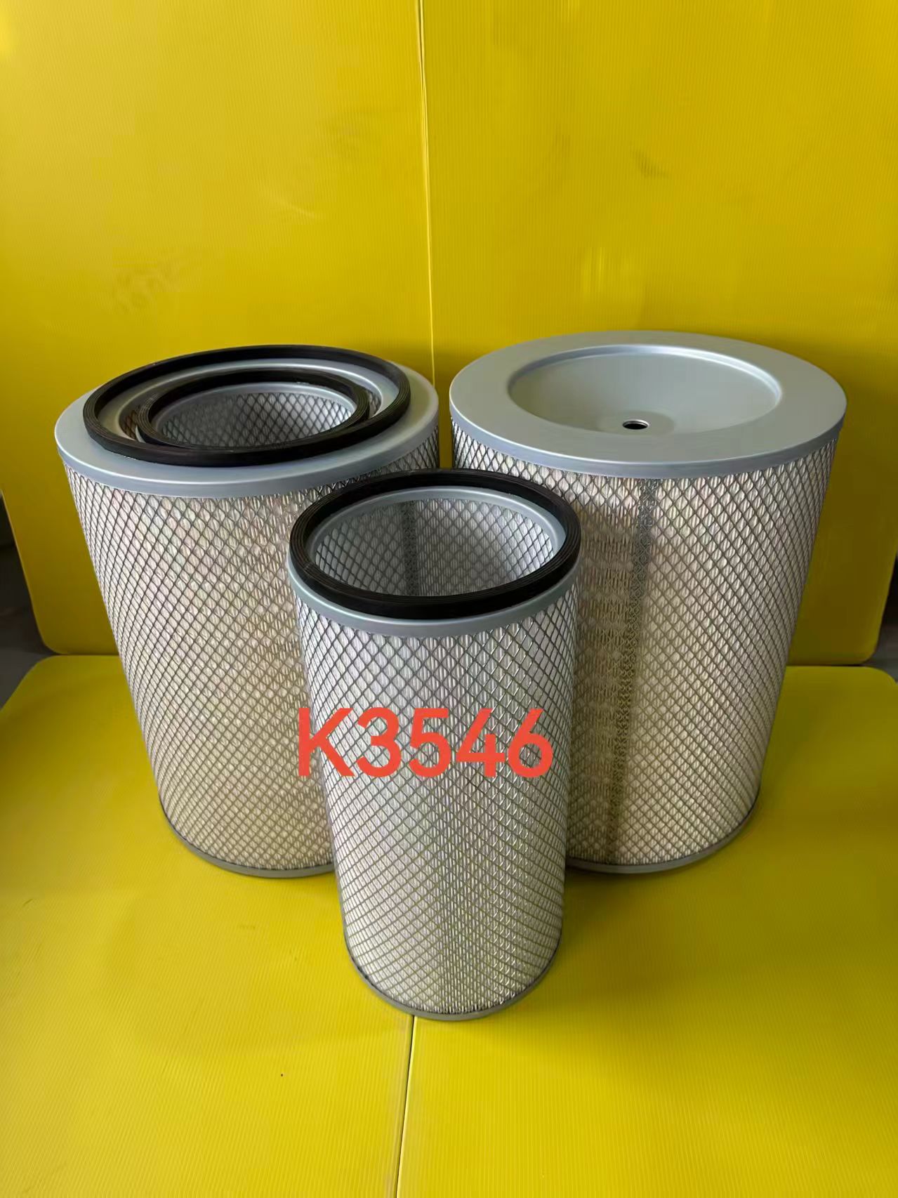 K3546空气滤芯适配徐工XE700挖掘机空滤P181039空气滤清器格配件
