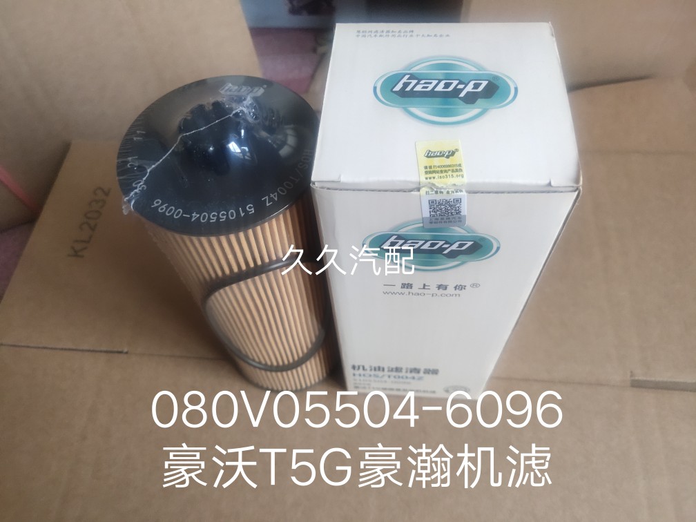 适配重汽MC07曼发动机机油滤芯080V05504-6096豪沃T5G豪瀚机油滤