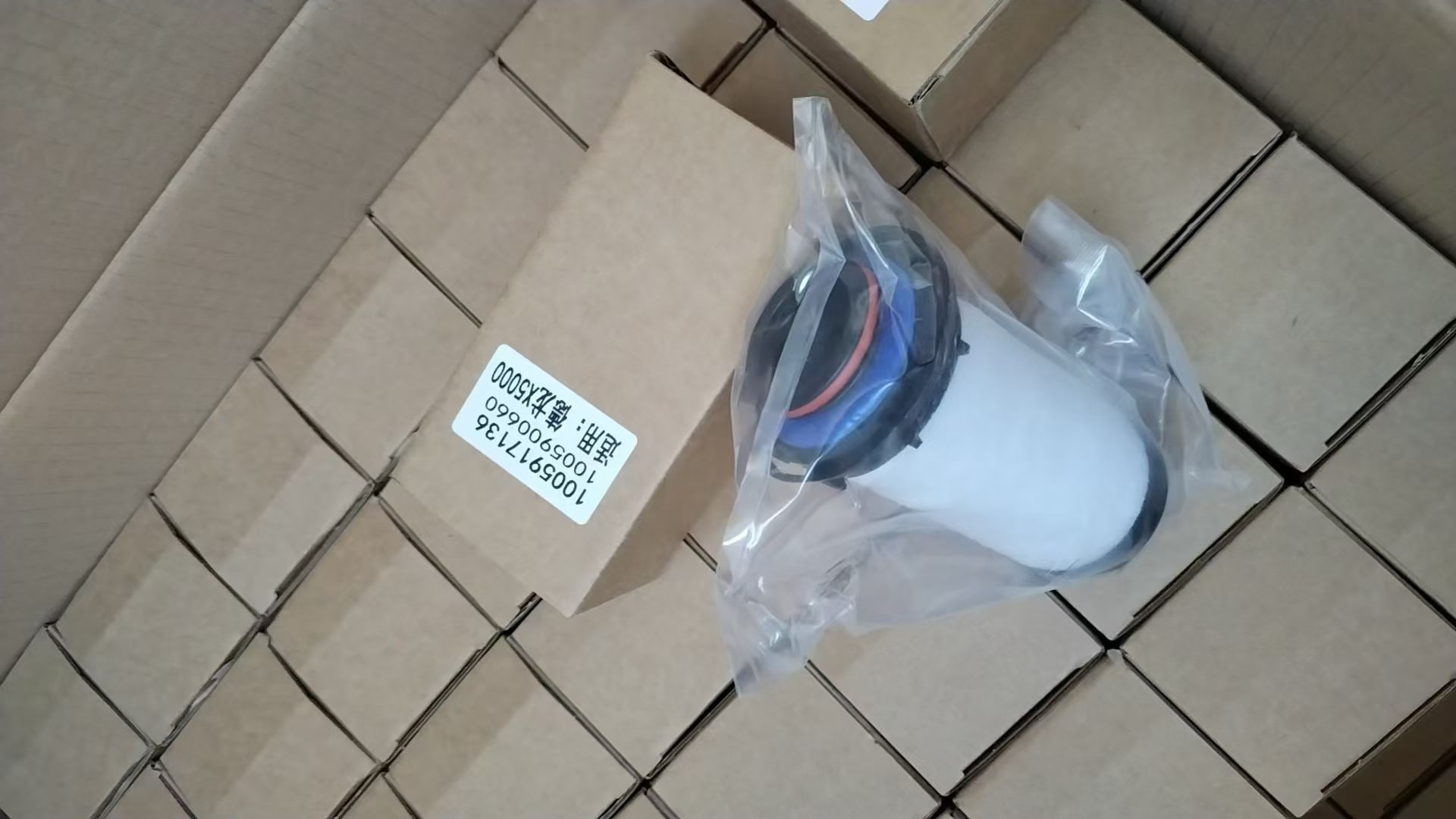 适用LNG陕汽X5000潍柴国六天然气低压滤芯1005900660燃气滤芯格