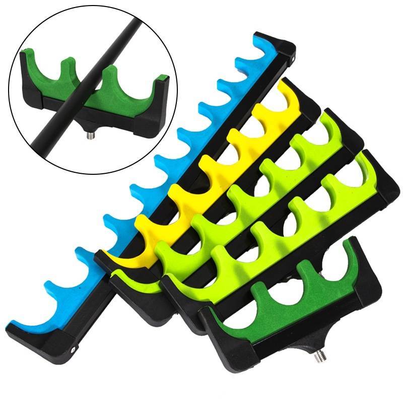 现货钓鱼支架头 跨境海竿EVA炮台通用款横杆支架大物竿地插架