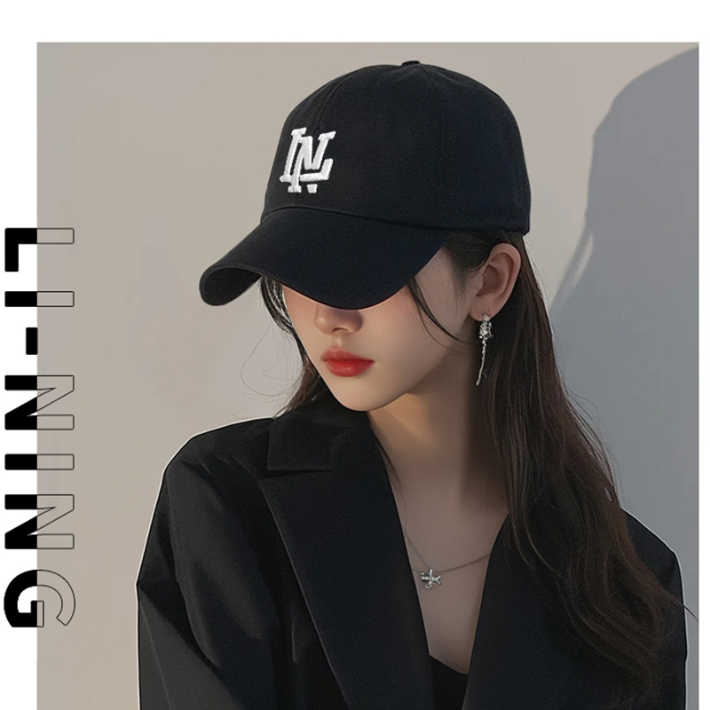 李宁男女通用鸭舌帽宽檐防晒