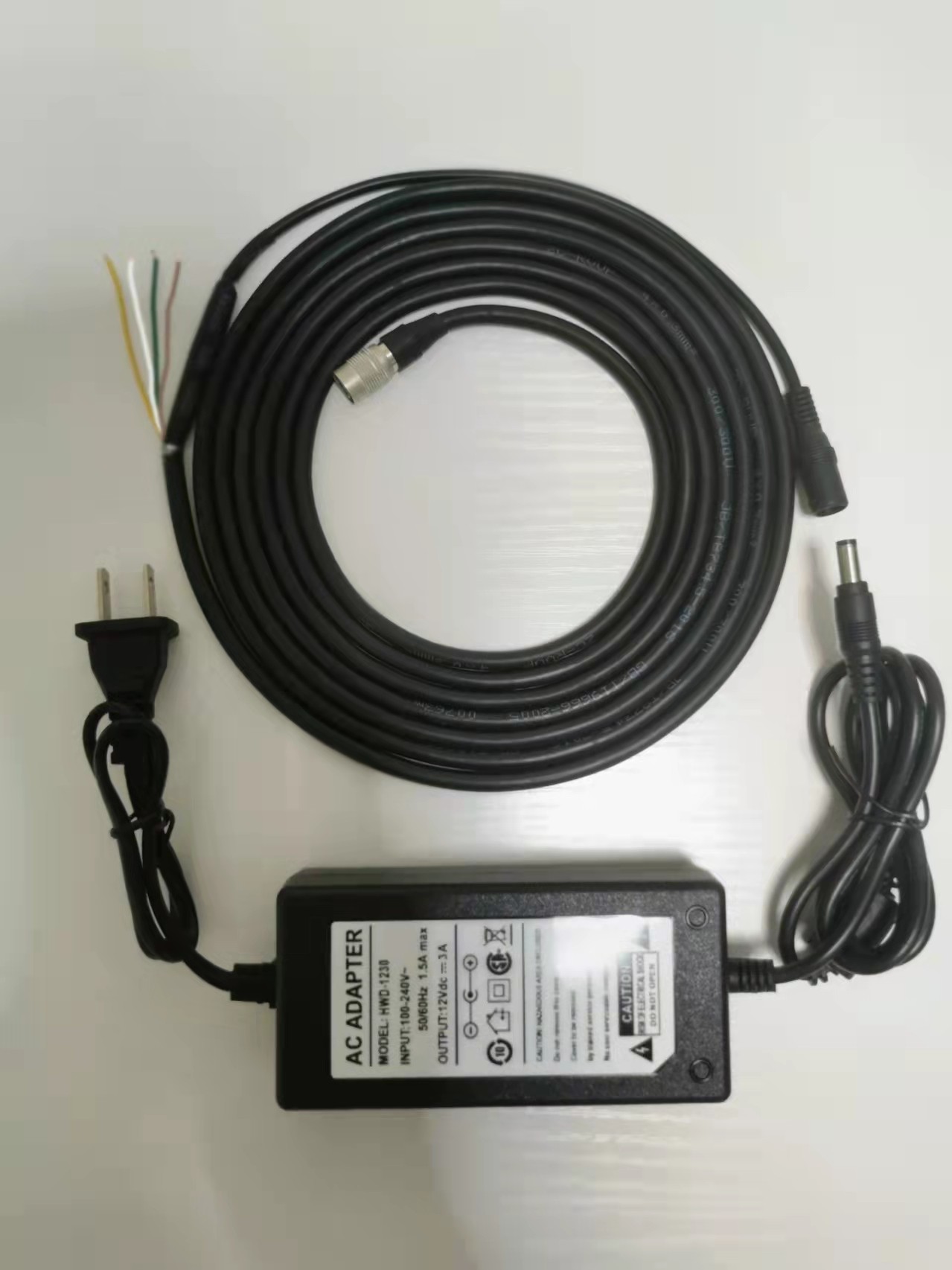 工业相机电源适配器 海康大华巴斯Basler机器人线缆 网线6\12pin