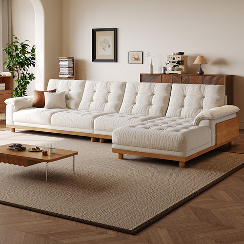 拉芙菲/LFF原木风布艺沙发