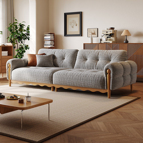 拉芙菲/LFF原木风布艺沙发