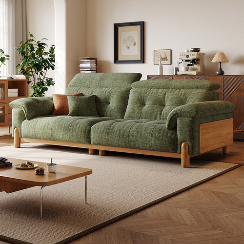 拉芙菲/LFF原木风布艺沙发