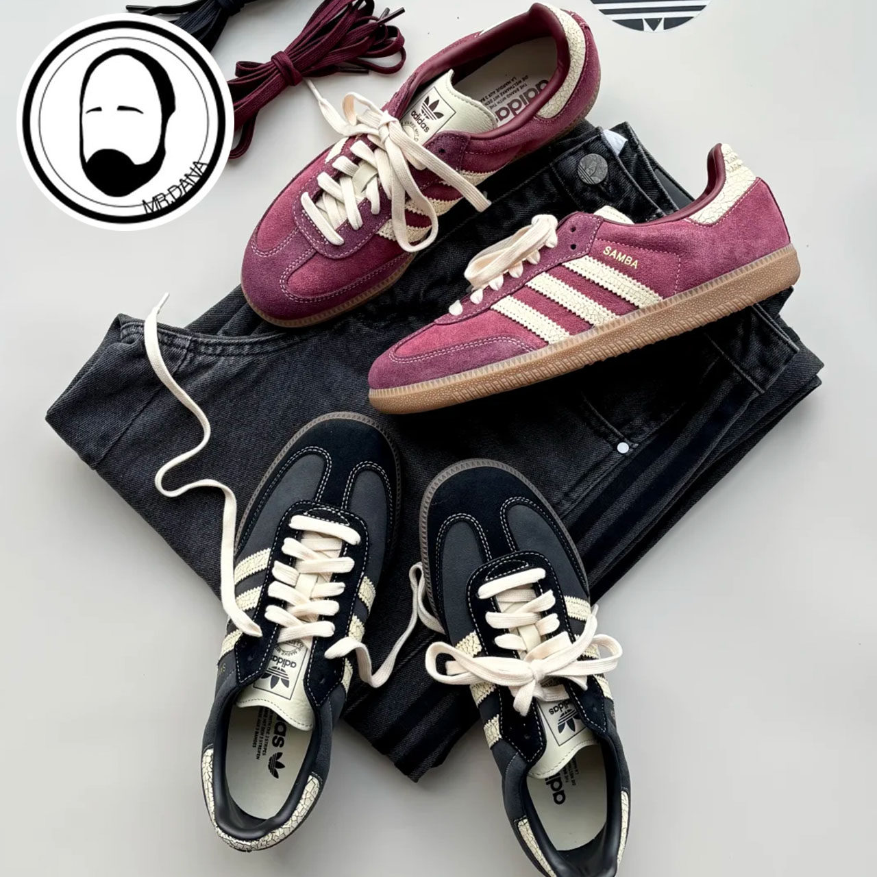 adidas阿迪达斯三叶草男女SAMBA复古休闲鞋德训鞋KK2267 KK2268