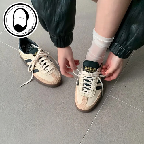 Adidas阿迪达斯三叶草HANDBALL 复古德训T头鞋板鞋IE3698 IE3699