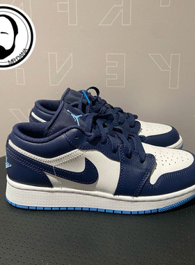 耐克/Nike Air Jordan1AJ1白蓝舒适时尚百搭运动篮球鞋553560-404